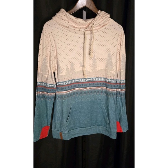 Born Designed Utah Cowl Neck Sweatshirt Holiday Hugs Mistletoe Kisses‎ XXL - Picture 1 of 14